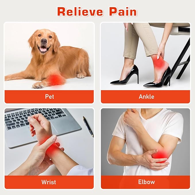 Red Light Therapy Belt for Neck, Near Infrared Light Therapy Belt Wearable