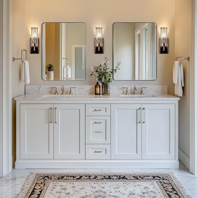 ANDY STAR Chrome Bathroom Mirrors