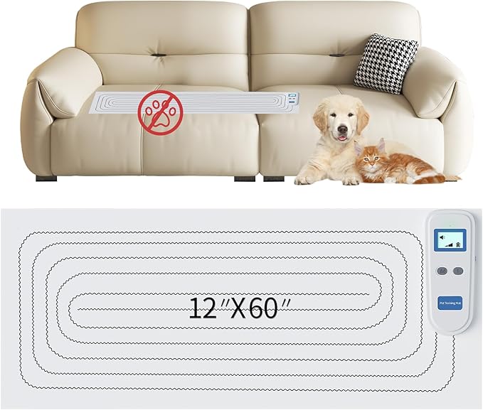 Scat Mat for Dogs and Cats, 3 Adjustable Safe Modes, Indoor Dog & cat