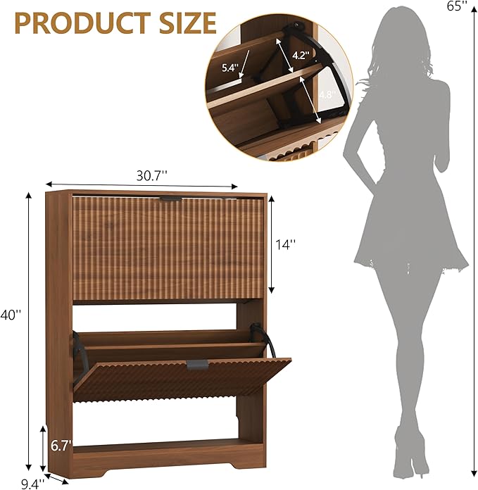 Shoe Cabinet Storage for Entryway