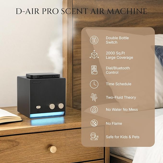 Smart Waterless Essential Oil Diffuser