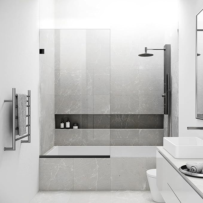 Bathroom Shower Glass Door 36 * 62"