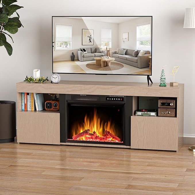 59" Electric Fireplace TV Stand