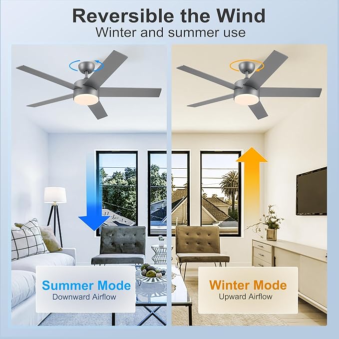 POCHFAN 52 inch Ceiling Fans