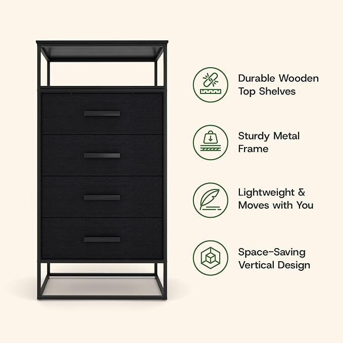 tinge Zana Premium Fabric Dresser