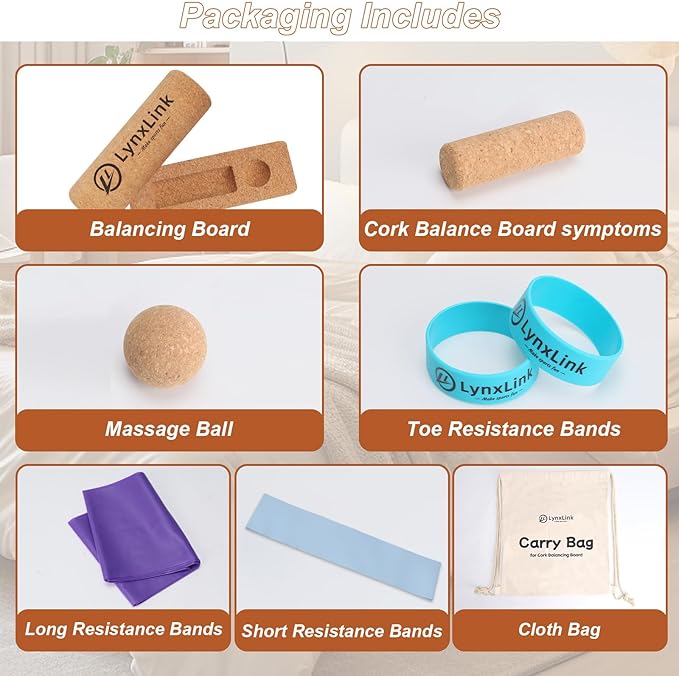 Cork Balancing Board Foot Restoration and Balance Kit