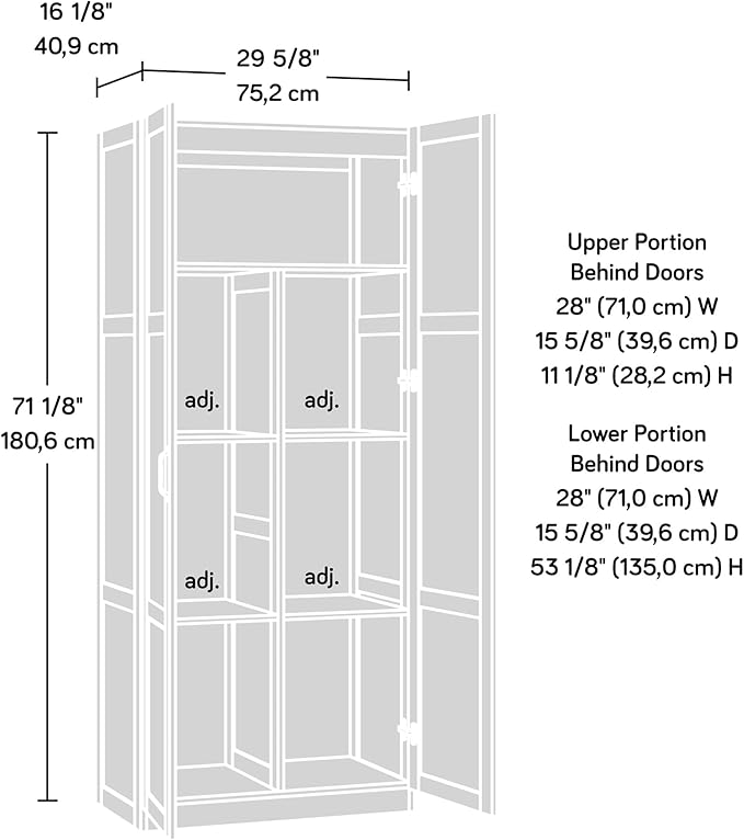 Sauder Select Storage Cabinet/ Pantry cabinets