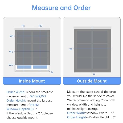 Motorized Blinds with Remote, Automatic Window Shades Work with