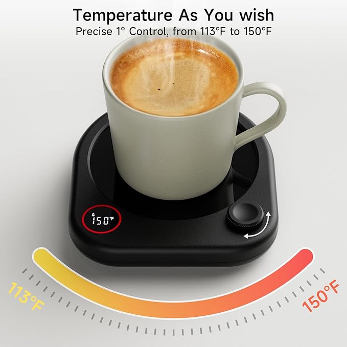 Coffee Mug Warmer for Desk, Electric Cup Heater for Tea Milk Beverages