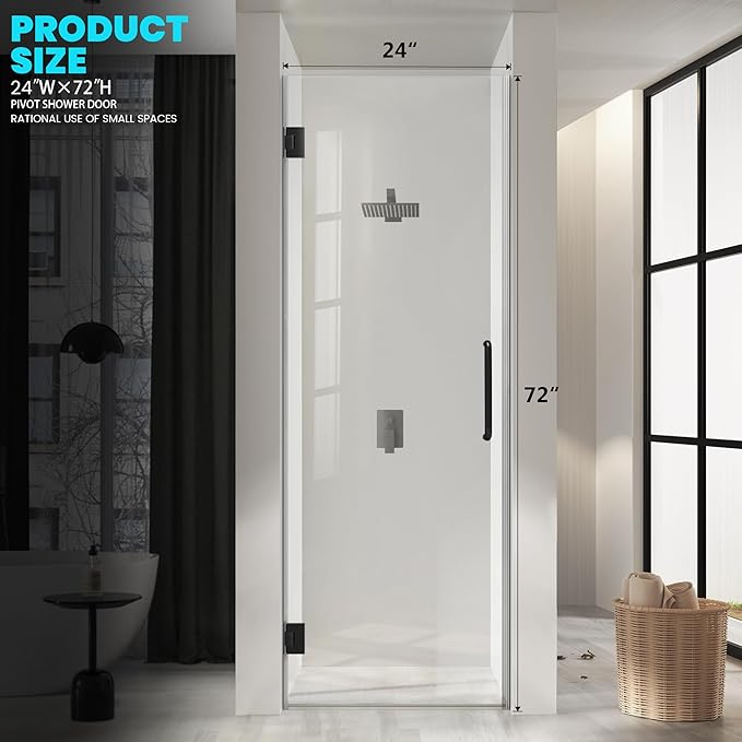 Bathroom Hinged Shower Door