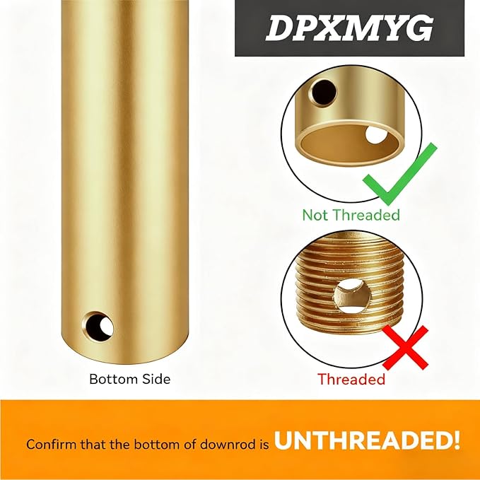 DPXMYG 48 inch Ceiling Fan Downrod