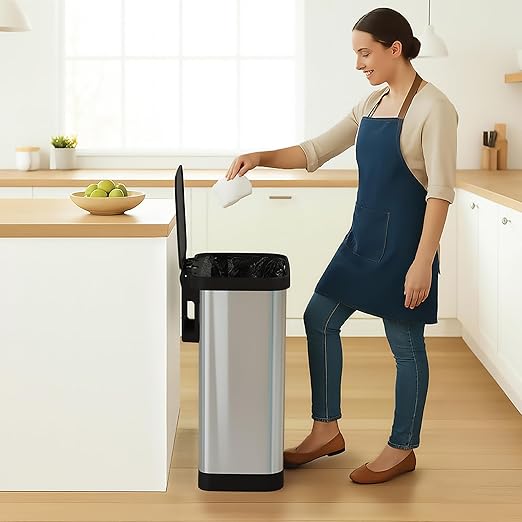 Glad Stainless Steel Step Trash Can