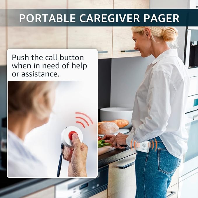 Caregiver Pager Wireless Nurse Call Button