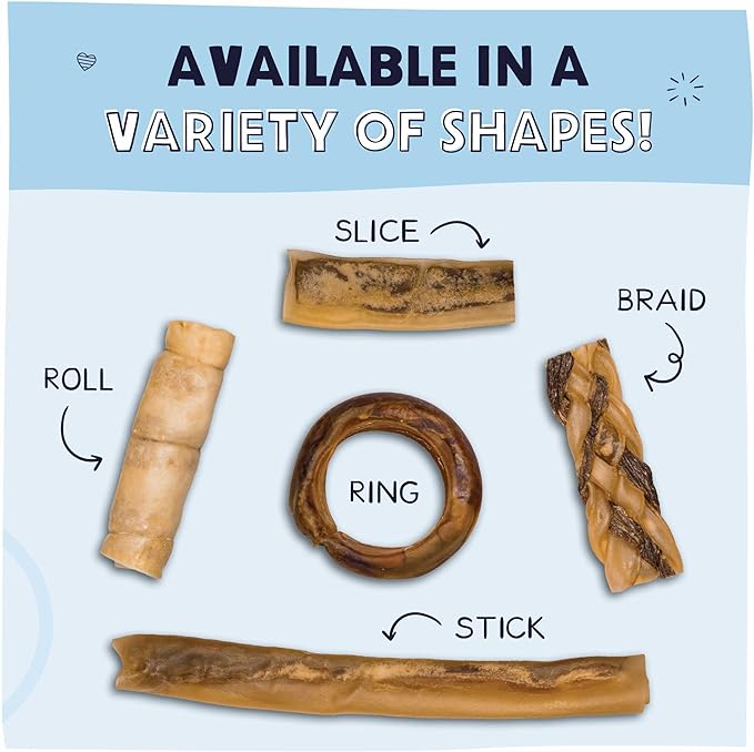 Pawstruck 2-in-1 Collagen Wrapped Jerky Natural Treats for Dogs - 5 Large Sticks - Limited Ingredient Grain Free for Small, Medium, and Large Dogs