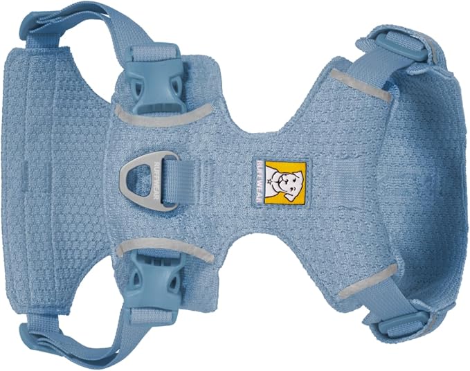 Ruffwear, Front Range Flex Dog Harness, Engineered Knit Construction for Ultimate Fit and Mobility, Lightweight Flexible Everyday Harness with Dual Leash Clips, Polar Blue, Small