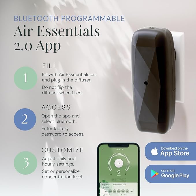 Air Esscentials The Diamond Gift Set, Smart Scent Air Machine
