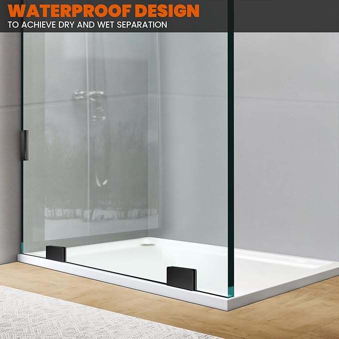 Bathroom Shower Glass Door 35 * 74"