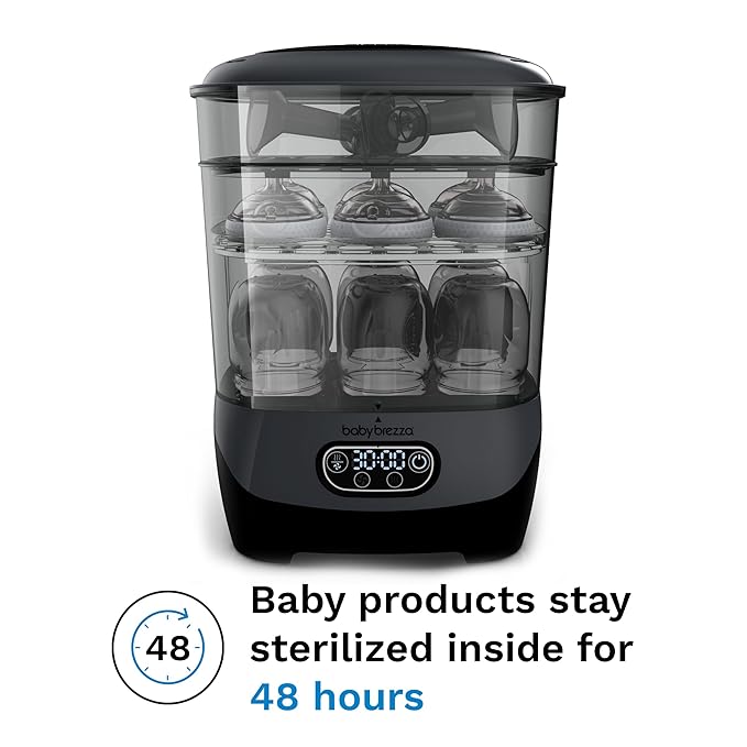 Baby Brezza Bottle Sterilizer and Dryer Advanced – 33% Faster