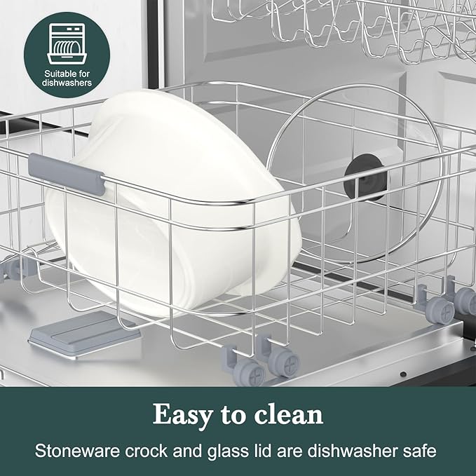 HOMECOOKIN 6-Quart Programmable Slow Cooker