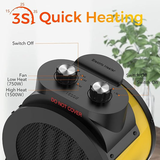 1500W Electric Space Heater