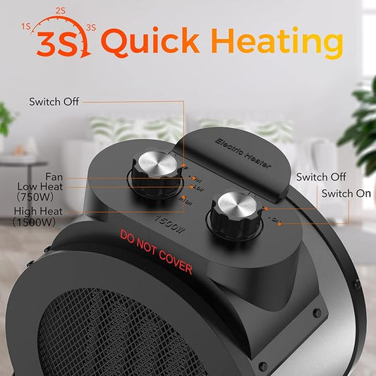 1500W Electric Space Heater