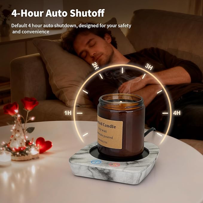 VOBAGA Coffee Mug Warmer with 3-Temp Settings, Coffee Cup Warmer with Auto Shut
