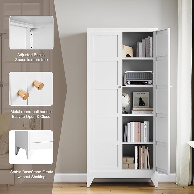 Yizosh Metal Storage Cabinet