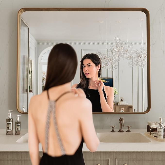 LOAAO 40X24 Inch Bathroom Mirror