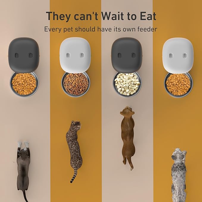Automatic Cat Feeder - 4L Timed Auto Pet Feeder