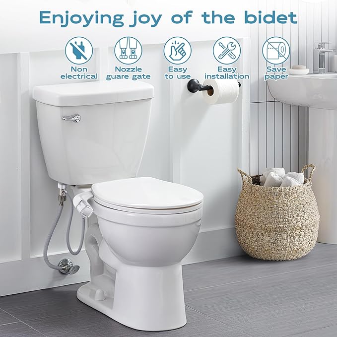 Ultra-Slim Bidet Dual Mode Bidet Attachment
