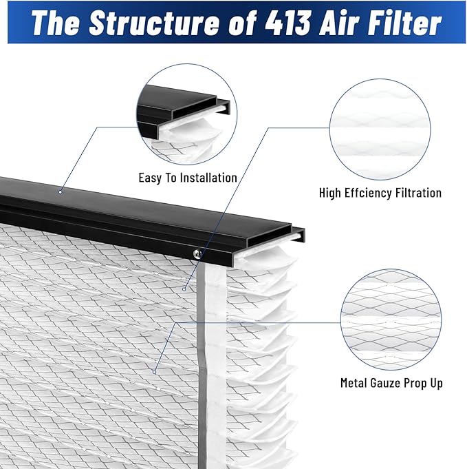 2-Pack 413 Replacement Filter, Compatible