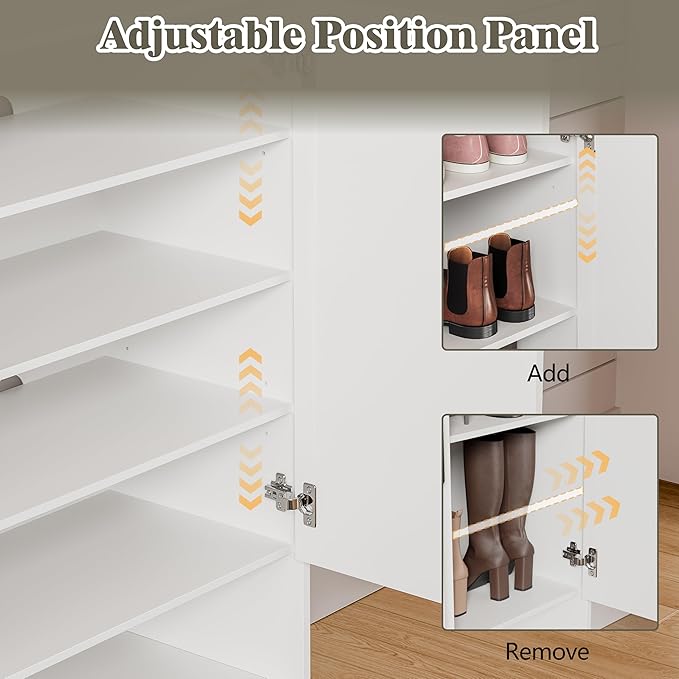 Shoe Cabinet Storage for Entryway