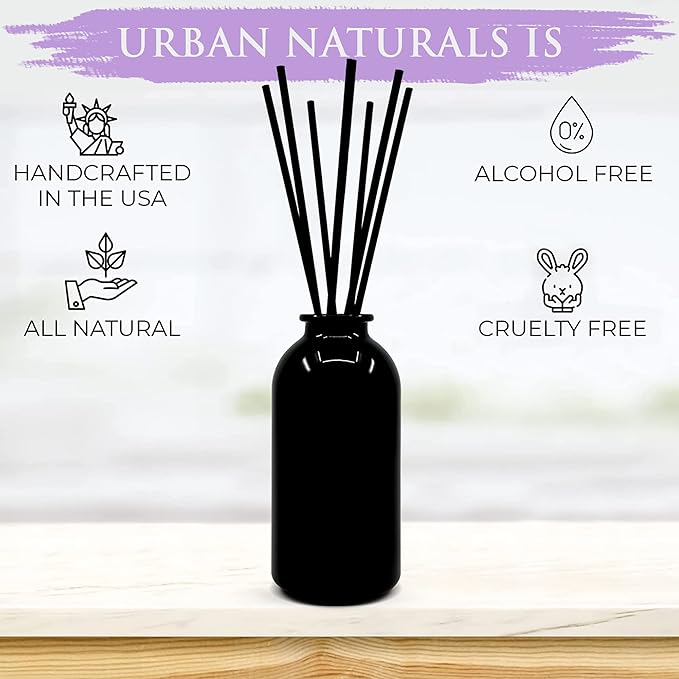 Urban Naturals Lavender Fields Oil Essential Oil Reed Diffuser Set