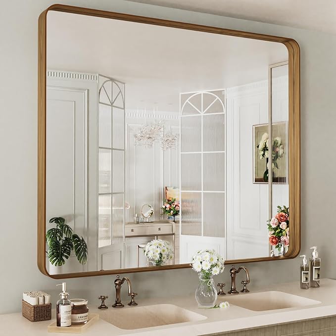 LOAAO 48X40 Inch Bathroom Mirror