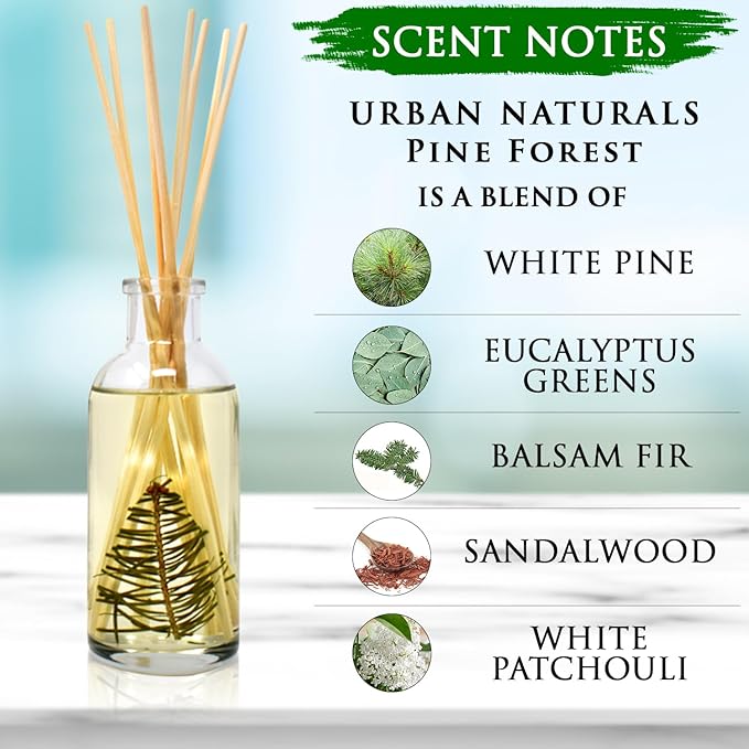 Urban Naturals Pine Forest Reed Diffuser Set