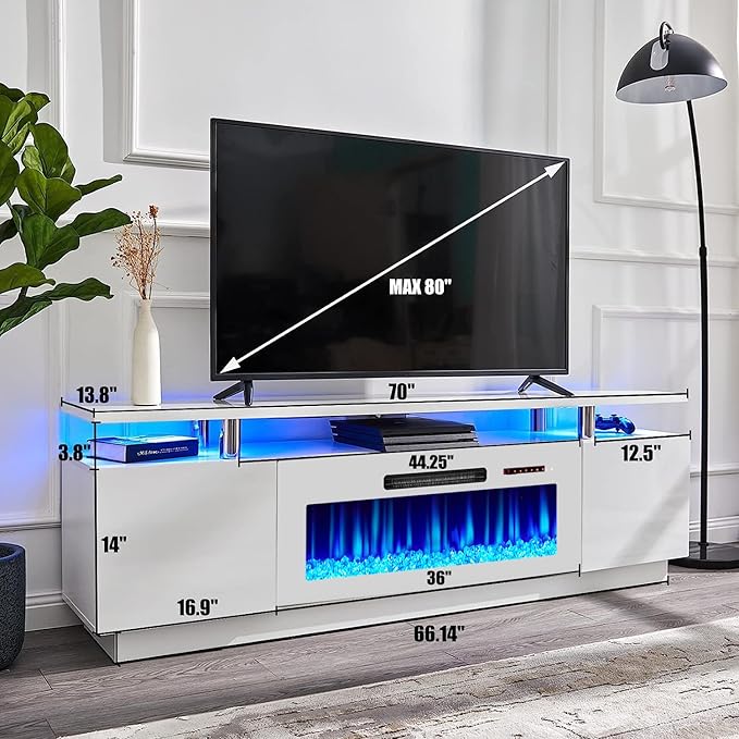 AMERLIFE Fireplace TV Stand