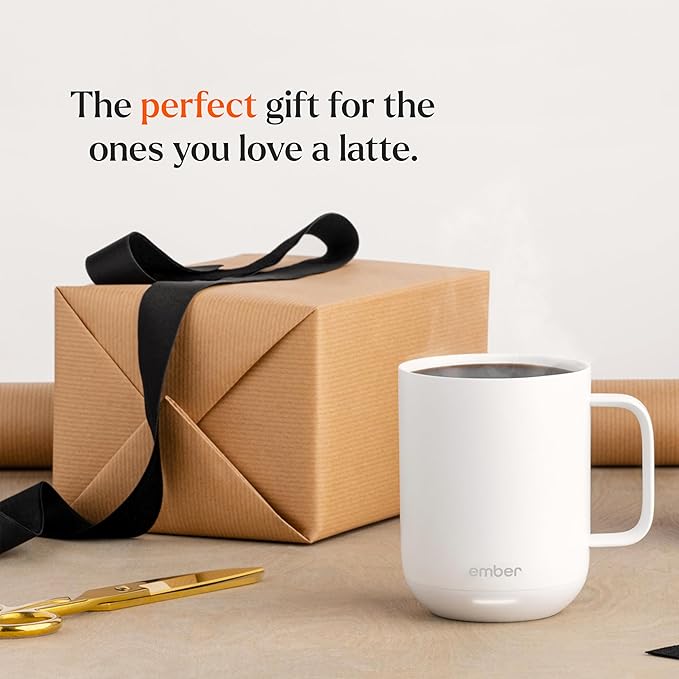 Ember Temperature Control Smart Mug 2, 10 Oz, App-Controlled Heated Coffee Mug