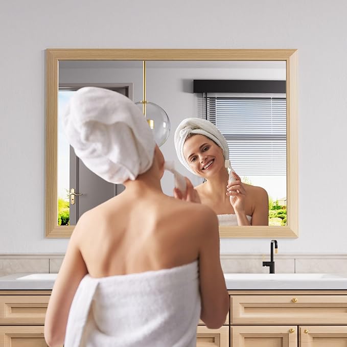 Amorho 48X36 Inch Bathroom Mirror