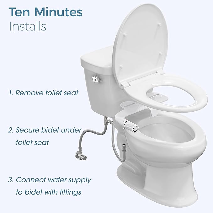BIGCOW Ultra-Slim Bidet Attachment