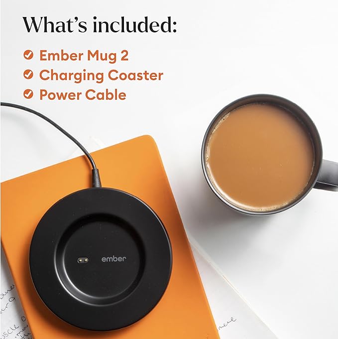 Ember Temperature Control Smart Mug 2, 14 Oz, App-Controlled Heated Coffee Mug