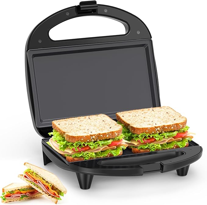 OSTBA Sandwich Maker, 2 Slice Grilled Cheese Maker