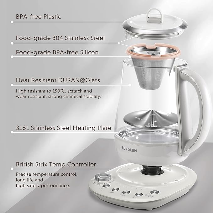 BUYDEEM K156 Tea Maker, Electric Kettle