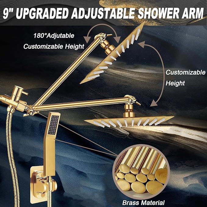 10'' Square Rain Shower Heads