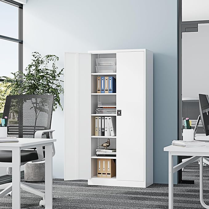 Metal Storage Cabinet-71” Tall Steel File Cabinets