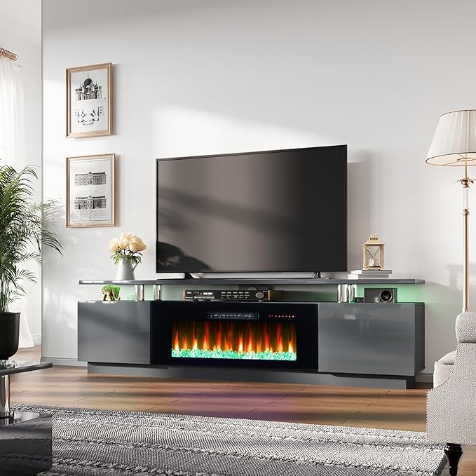 AMERLIFE Fireplace TV Stand