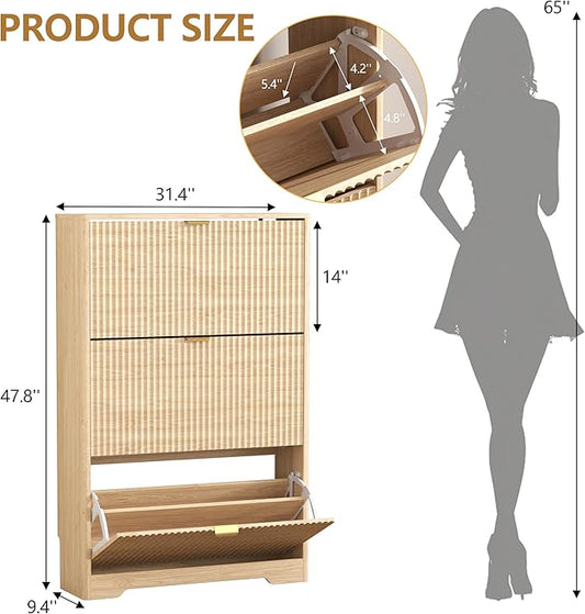 Shoe Cabinet Storage for Entryway