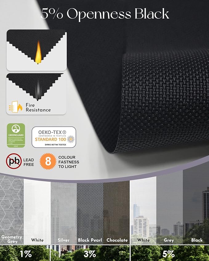 Graywind Motorized Solar Shades Compatible