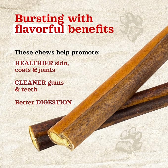 Natural Farm Chicken Stuffed Collagen Sticks with Real Chicken for Dogs (6 Inch, 5-Pack), Rawhide-Free Collagen Sticks, Odor-Free Natural Dog Chews, Long Lasting, for Small, Medium and Large Dogs