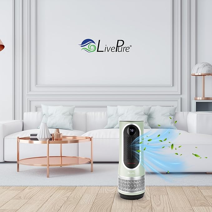 LivePure 3-in-1 LP520 Clean Heat Air Purifier & Electric Heater – Oscillating