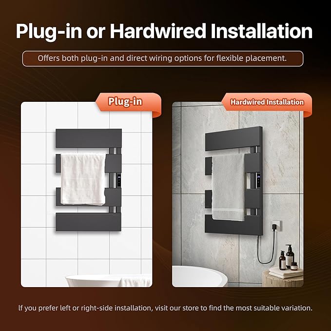 Electric Heated Towel Warmer Rack
